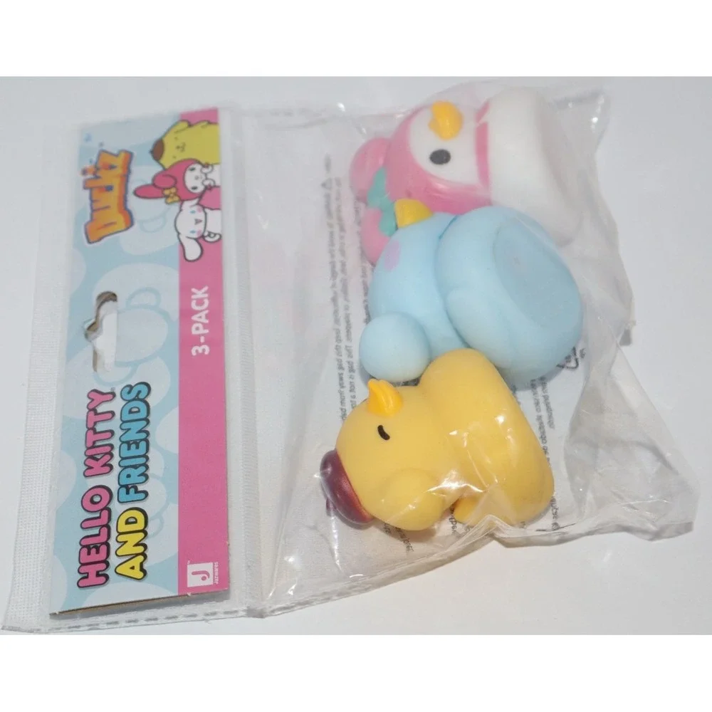 DuckZ HELLO KITTY & FRIENDS Rubber Ducks Cruise Gift Set of 9 NEW